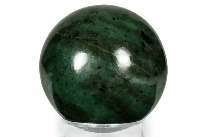Polished Jade (Nephrite) Sphere - Afghanistan #350028